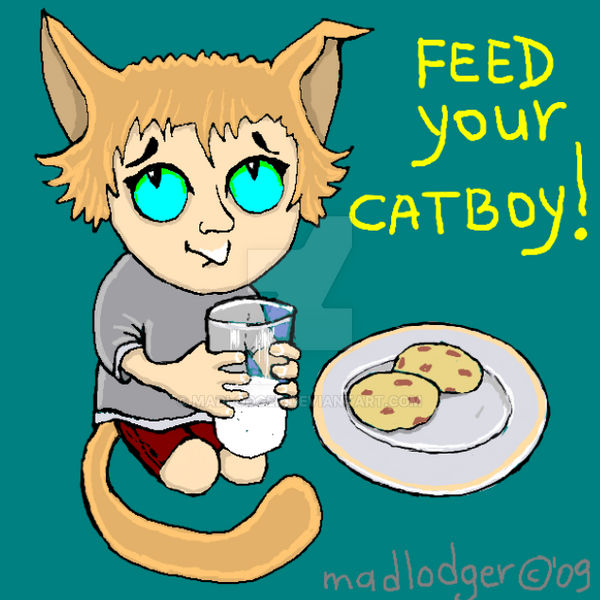 Feed Your Catboy by madlodger on DeviantArt