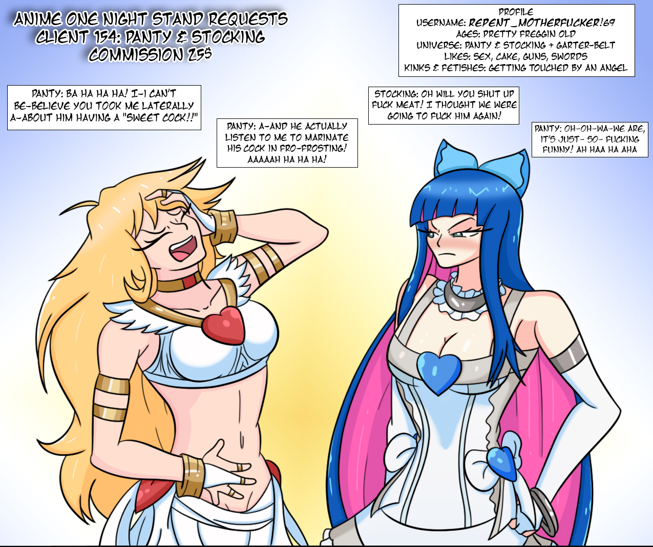 A. O. N. S. R.): Panty and Stocking (NSFW) by Universal-Fro on DeviantArt