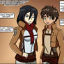 (A. O. N. S. R.): Mikasa and Eren (NSFW)