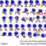 Sonic.EXE (Demon Sonic) Sprites