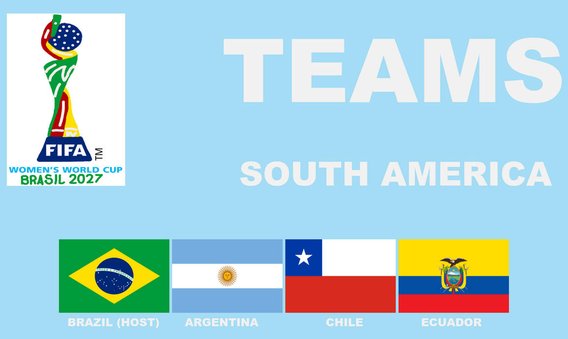 Copa America USA 2024 Teams (CONMEBOL) by PaintRubber38 on DeviantArt