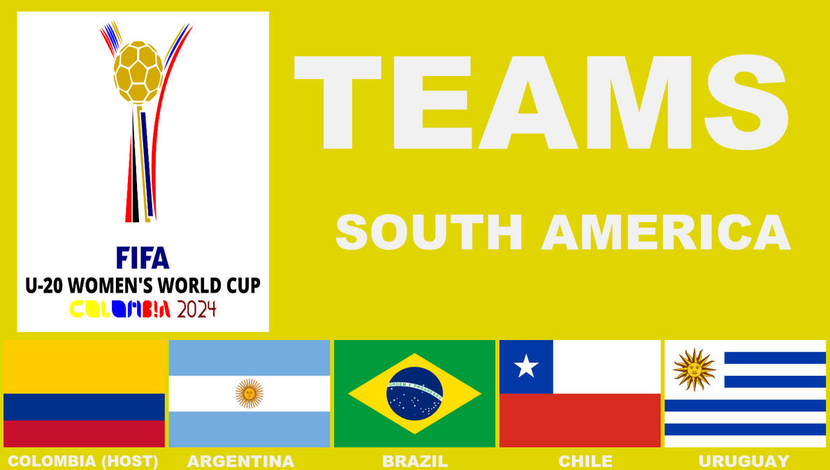 Copa America USA 2024 Teams (CONMEBOL) by PaintRubber38 on DeviantArt