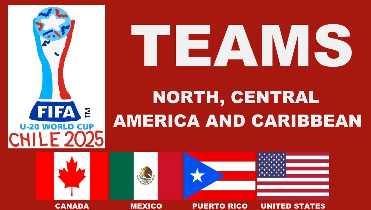 FIFA U-20 World Cup Chile 2025 Teams (CONCACAF) by PaintRubber38 on