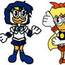 Louie and Lena dressed as Sailor Guardians