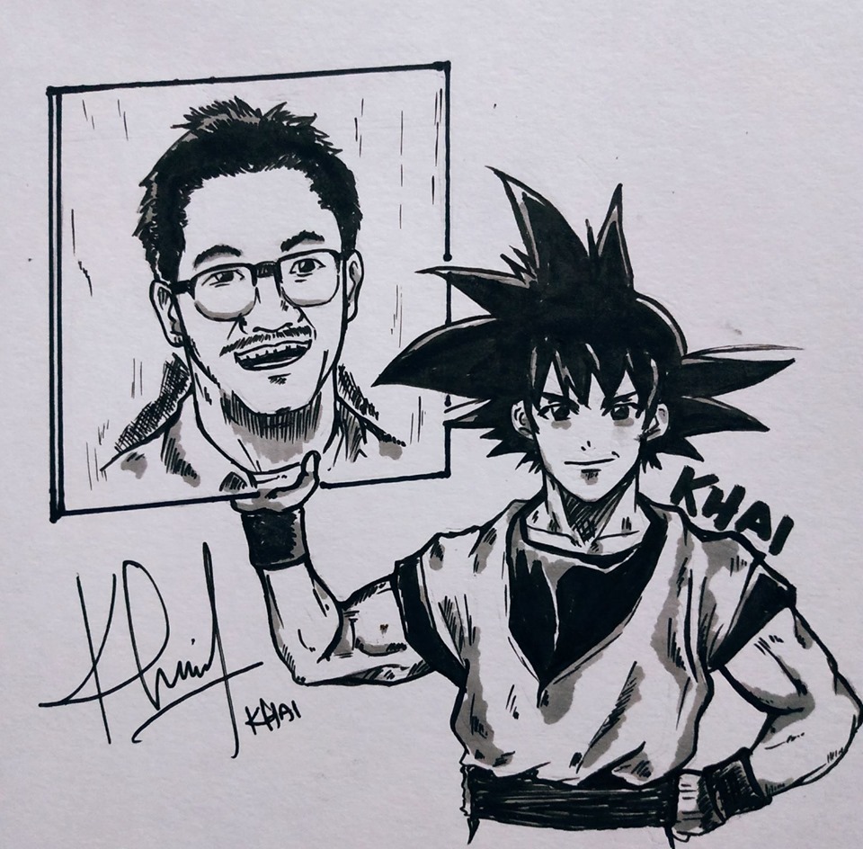 Akira Toriyama And Goku! (Dragon Ball) By Khaiza89 On Deviantart