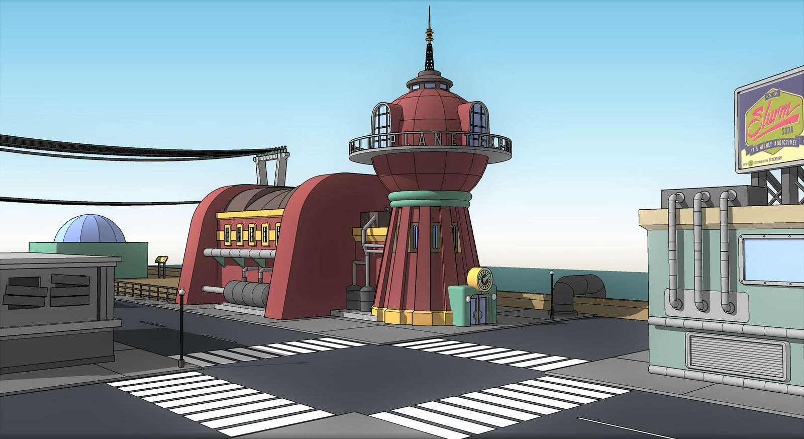 Planet Express Building by azeta on DeviantArt