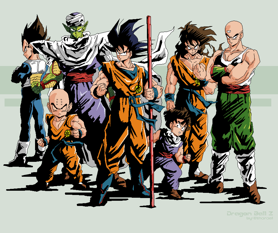 Dragon Ball Z in MS Paint