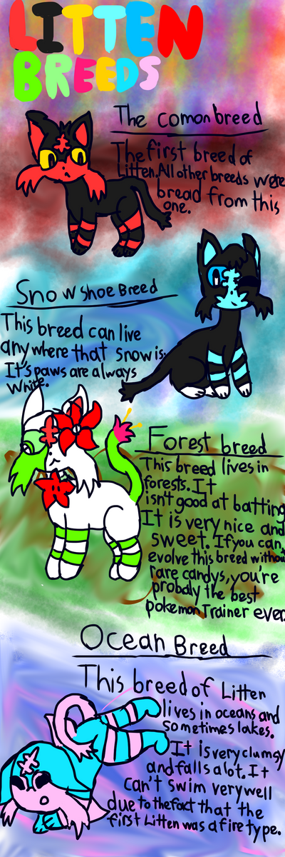 Litten Variations Litten breeds by Pikavee37 on DeviantArt