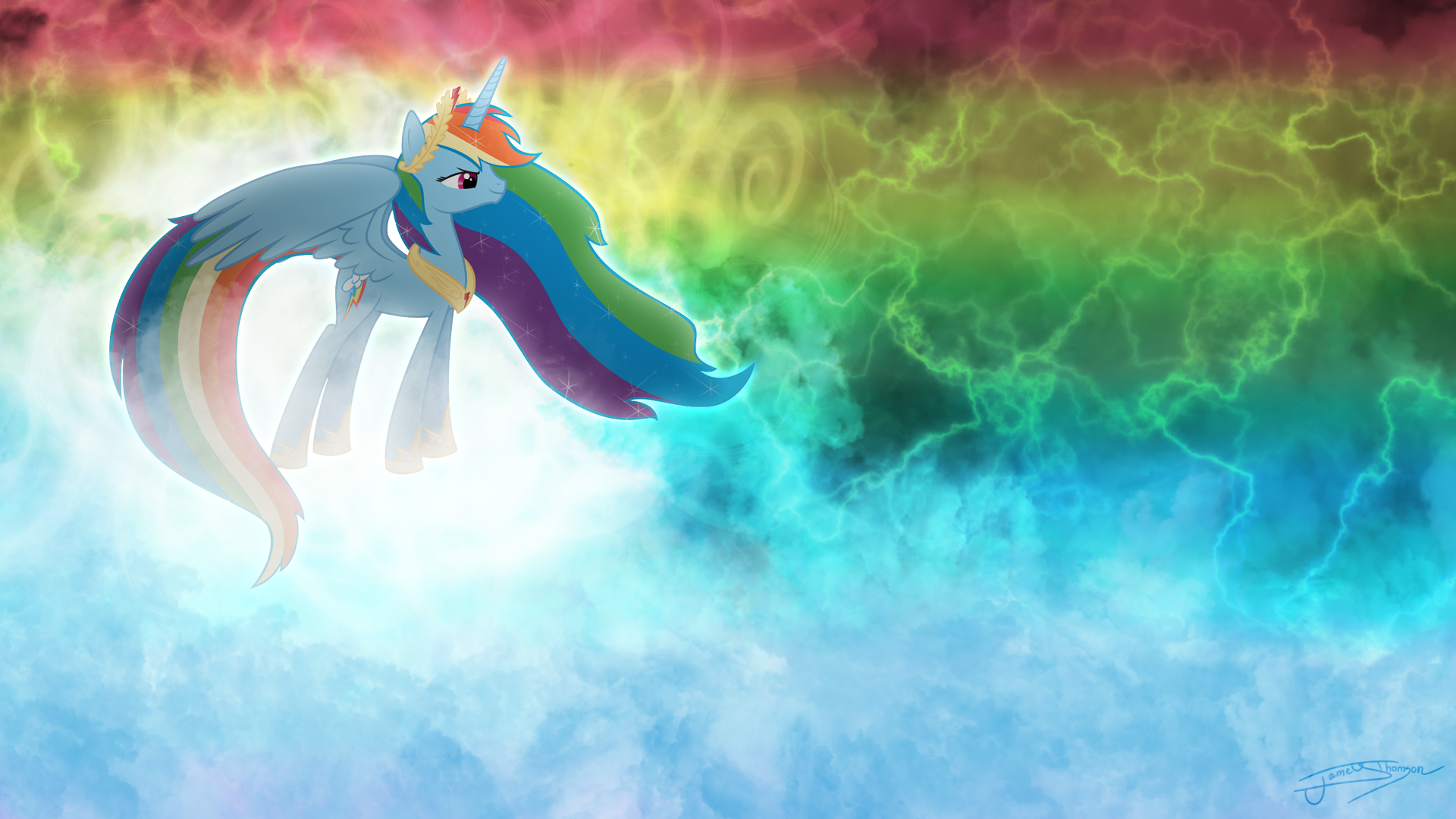 Princess Rainbow Dash - The Alicorn Goddess