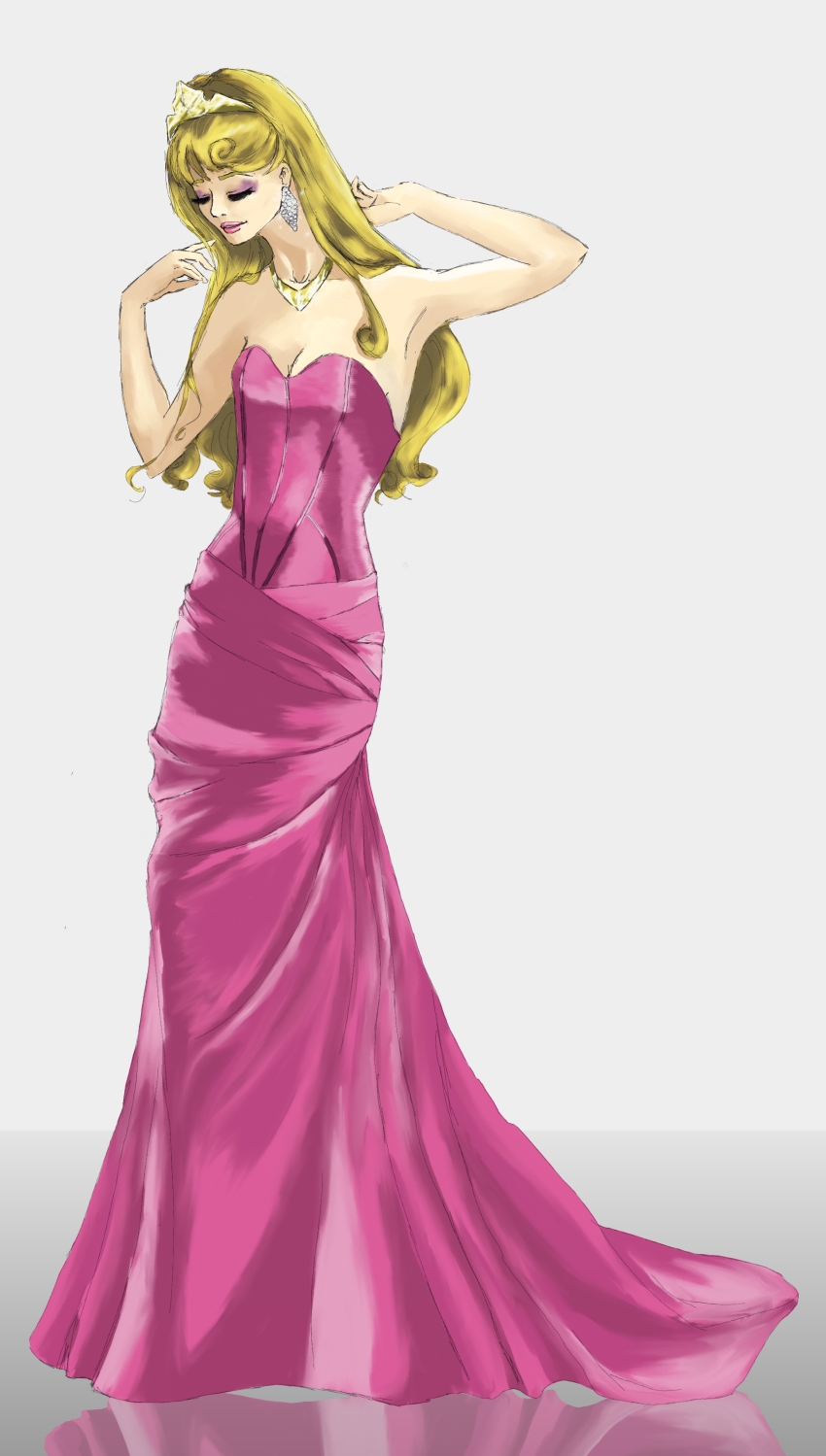 Sleeping Beauty Evening Dress