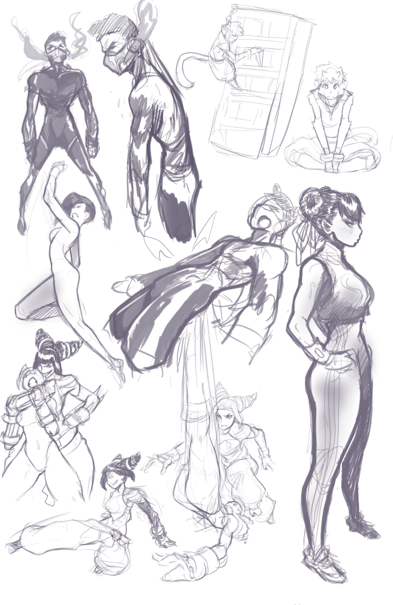 Stream Sketches 1-11-16