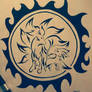 Ninetales and Espeon tribal tattoo +Sun