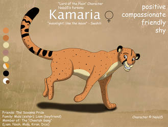 Kamaria Ref Sheet - My Fursona