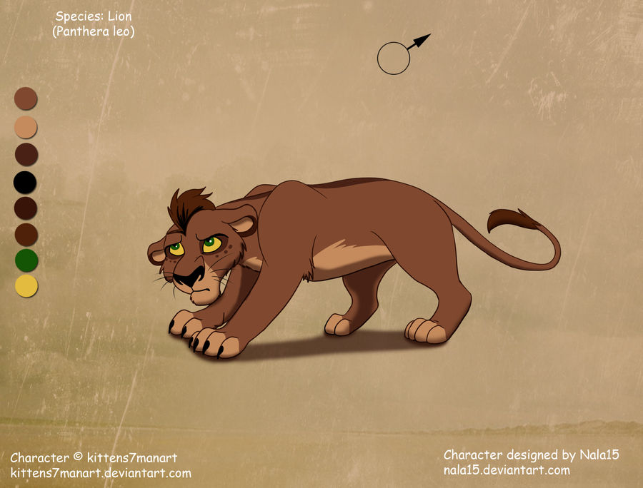Unknown X Rehema - Lion cub for Kittens7manArt