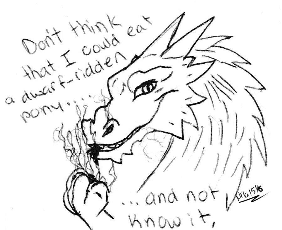 Inktober Day 3 - Roasted by Nala15