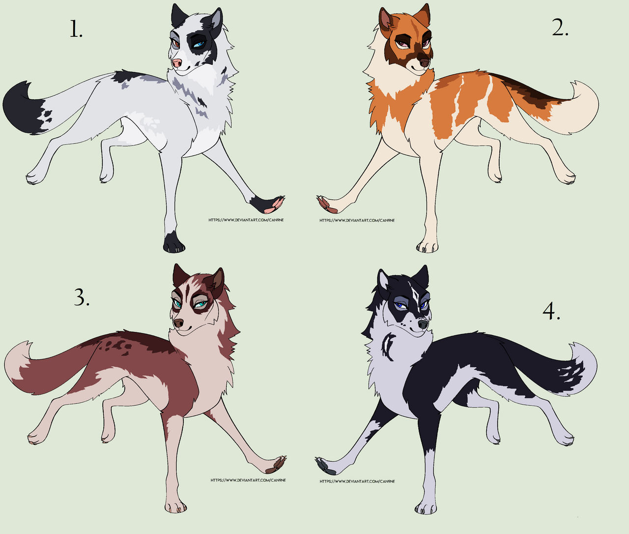 OPEN - Lady Wolves 2/4 by Nala15 on DeviantArt
