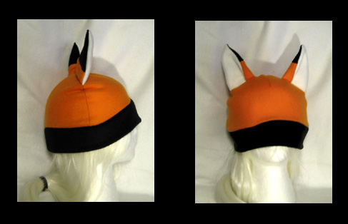 orange fox hat