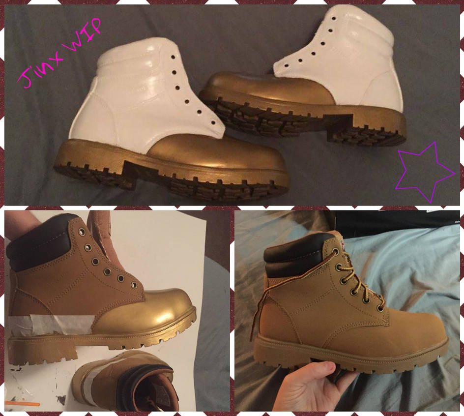 Painting Jinx's Boots by KitsuneTan1 on DeviantArt