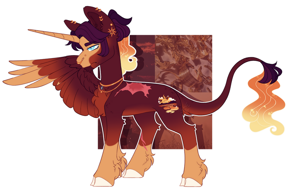 sunkissed horizon | ref by chrzaan on DeviantArt