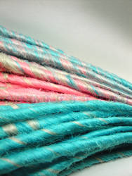 Cotton Candy Synthetic Dreads2