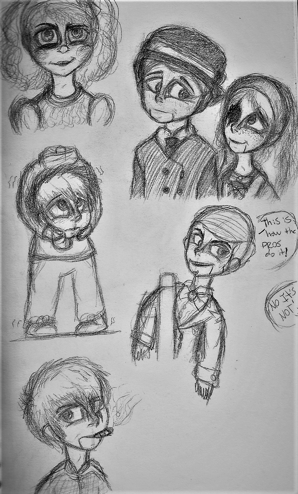 Goosebumps Sketchdump by MissFear13 on DeviantArt