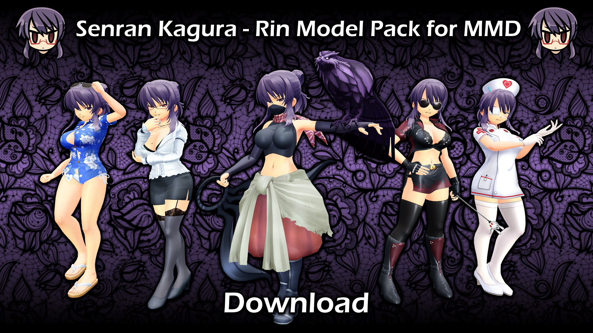 Mmd Dl Senran Kagura Rin Suzune Model Pack By Marrsys On Deviantart Mmd Dl Senran Kagura Rin Suzune Model Pack By Marrsys On Deviantart