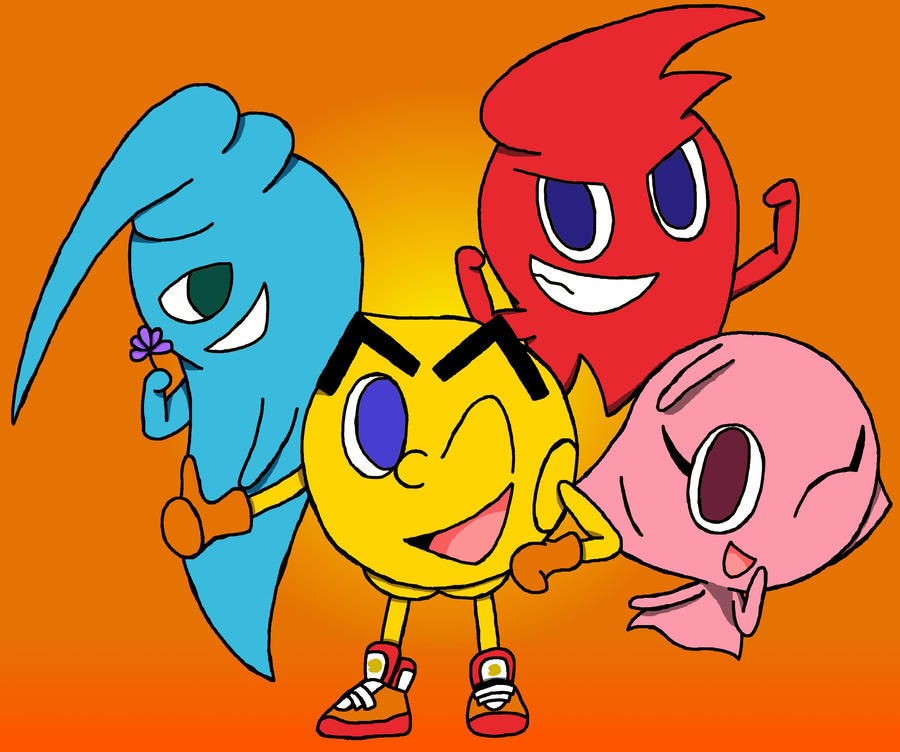 Pacman And The 3 Ghosts Pokemon Trozei Style