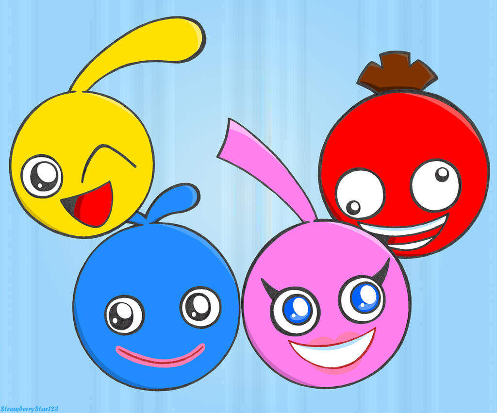 The First 4 LocoRoco Calling In by StrawberryStar123 on DeviantArt