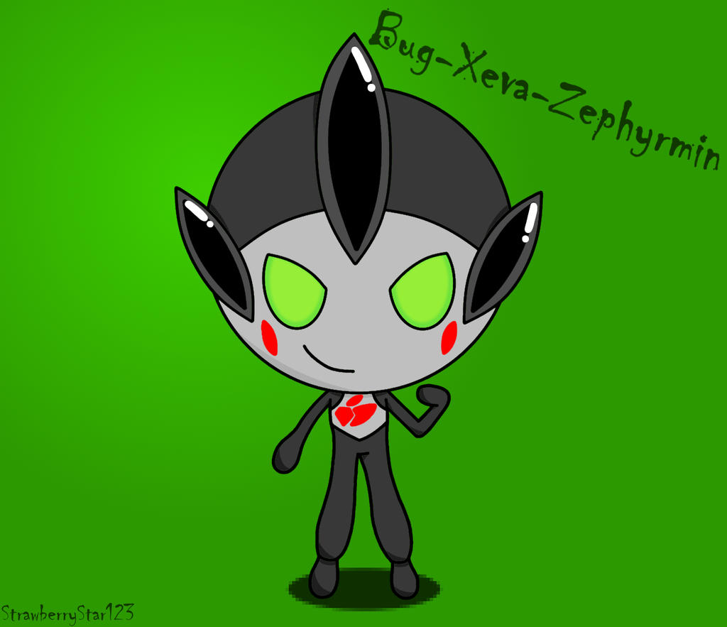 Xeva-Zephyrmin Bugmin-Fied by StrawberryStar123 on DeviantArt