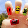 DC Comics Superheroes Nails