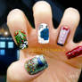 The Doctor, The Widow, And The Wardrobe | Nail Art