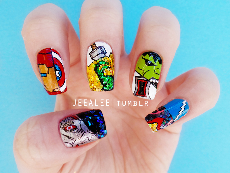 The Avengers : Age of Ultron Nails