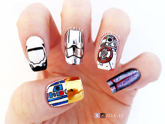 Star Wars: The Force Awakens Nails