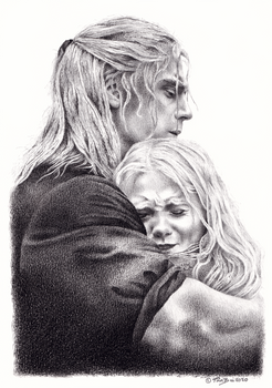 Geralt and Ciri