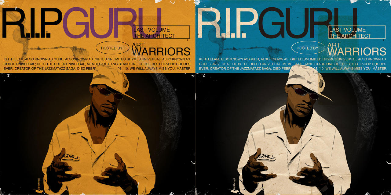 R.I.P. Guru Yellow  Blue