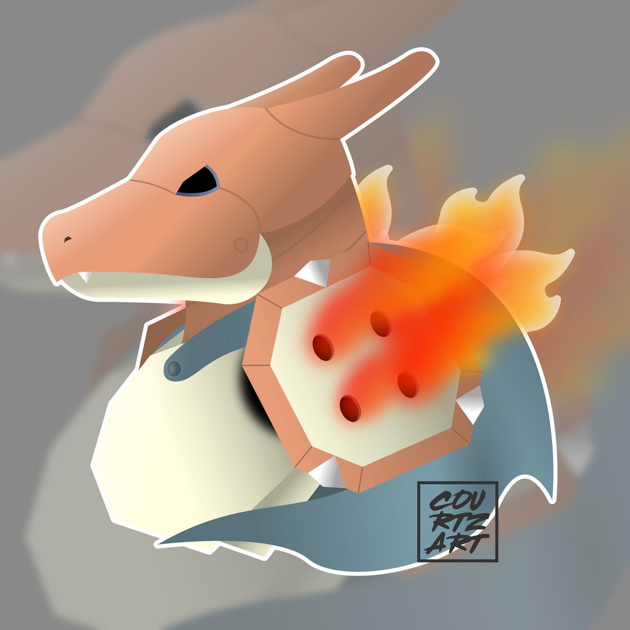 Charizard Base Deviantart Charizard by Courtzzart on DeviantArt