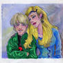 Draco and Narcissa, HP cartoon