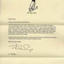 Letter from JK Rowling