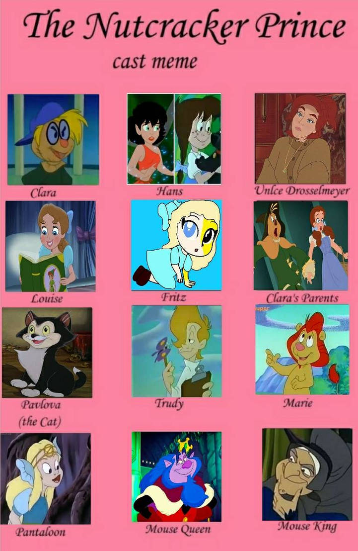 The Nutcracker Prince Cast Meme Genderberd By Non DisneyFan1999 On The nutcracker prince cast meme genderberd by non disneyfan1999 on