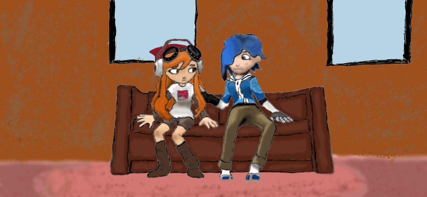 Tari Comforting Meggy by Bruizer123 on DeviantArt