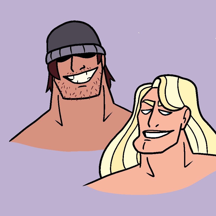 Two hunks for a friend