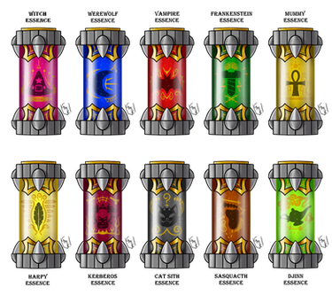 Ruhtel Elemental Symbols by HellsDementedAngel on DeviantArt