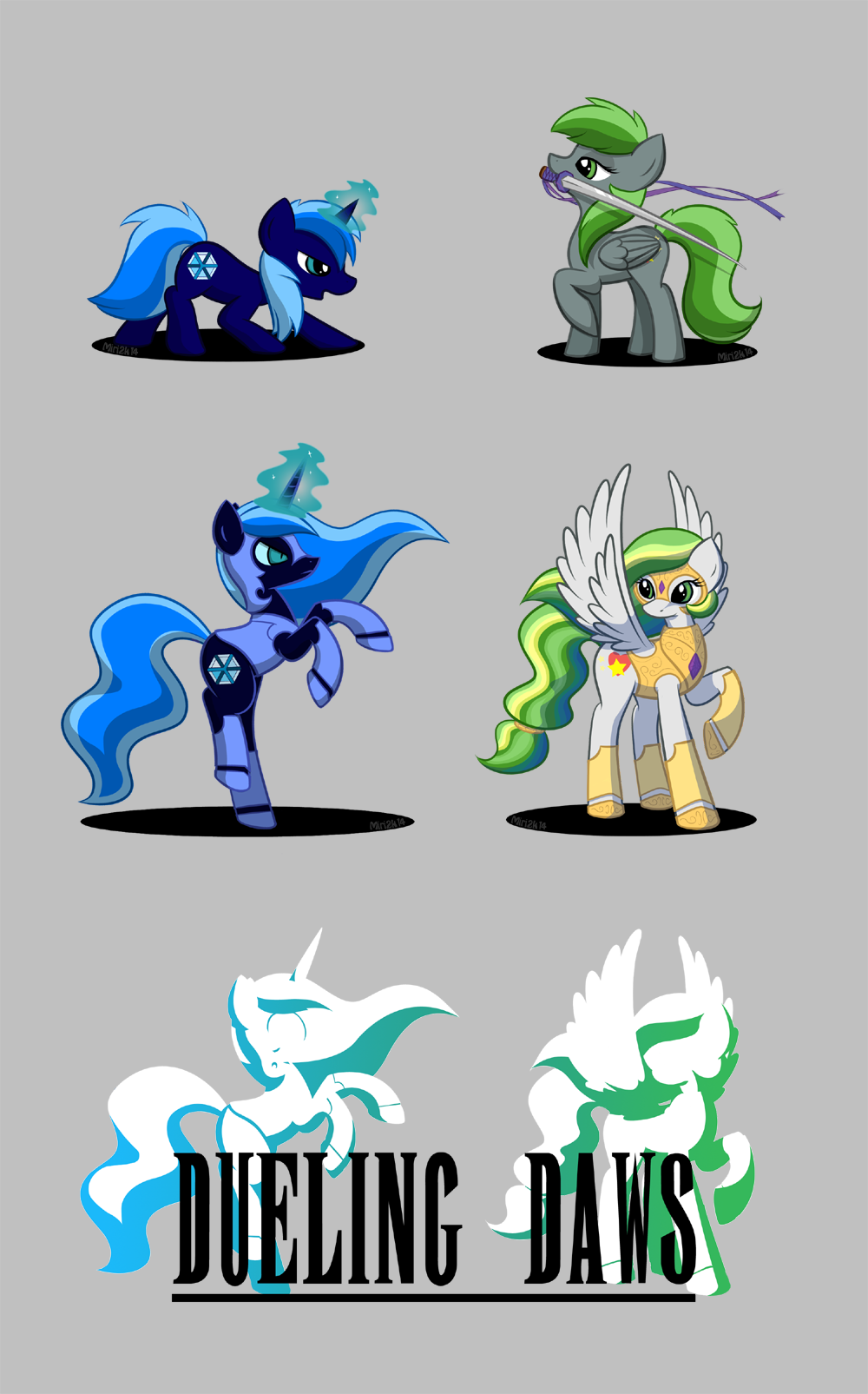 Dueling DAWs - SlyphStorm vs. Forest Rain by PrettyKitty