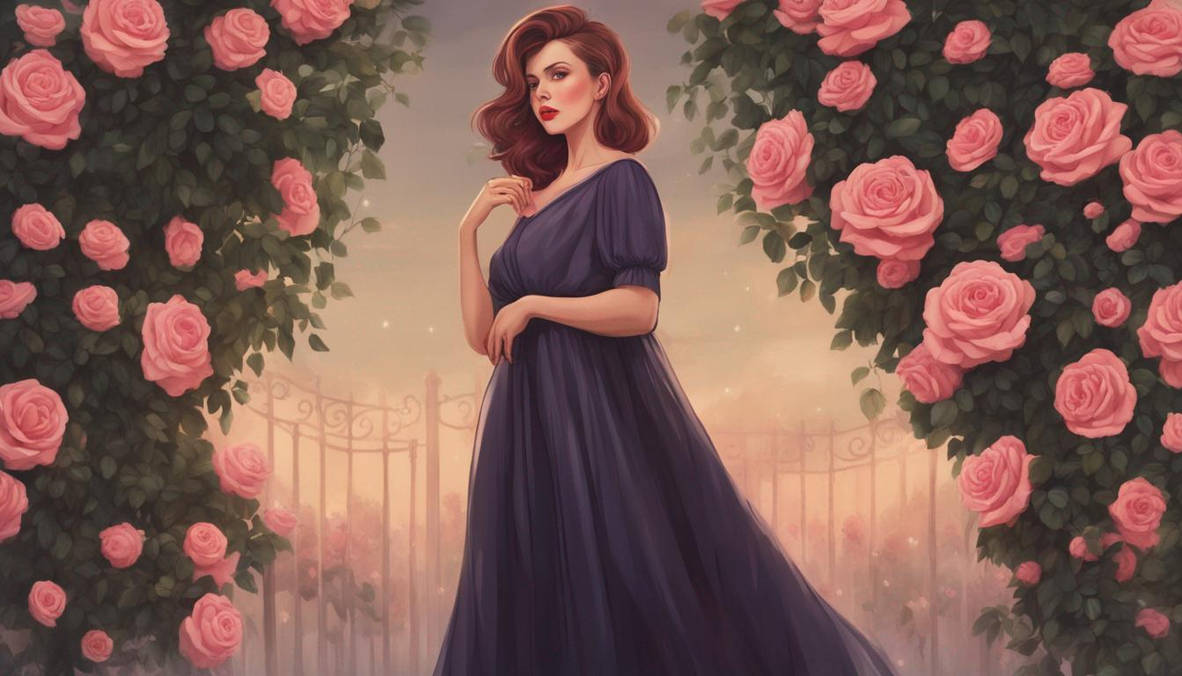 Girl with roses by Nacblk1913 on DeviantArt