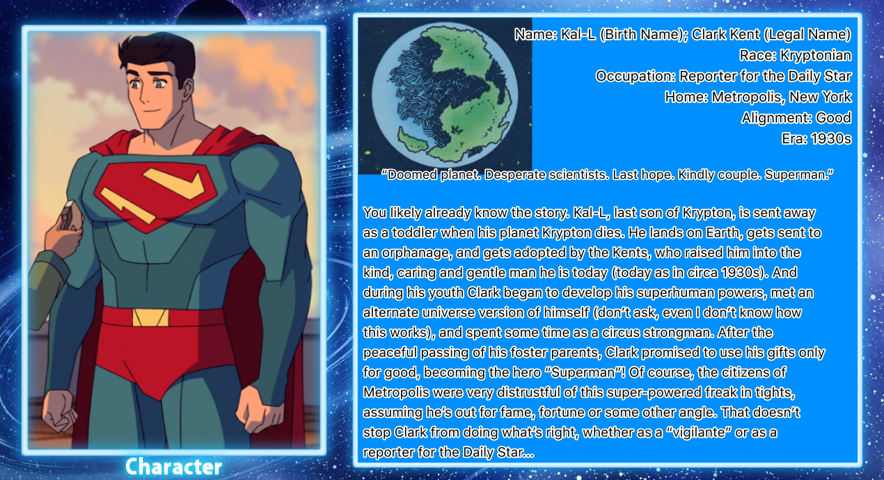Adelon Superman profile by AnonymousCartoonFan on DeviantArt