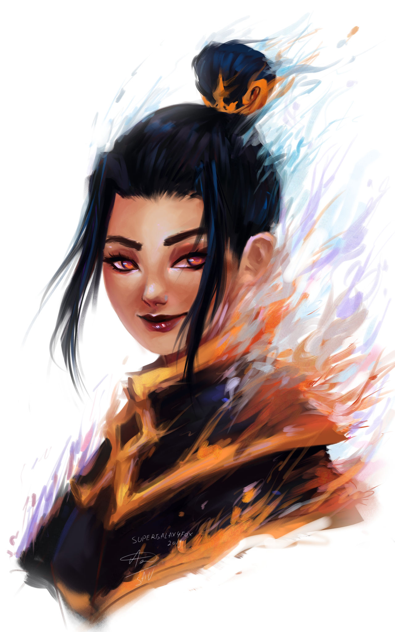 Azula Portrait by SuperGalaxyFox