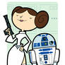 Leia n' R2-D2