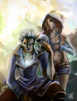 Vergil and Kat (colour)