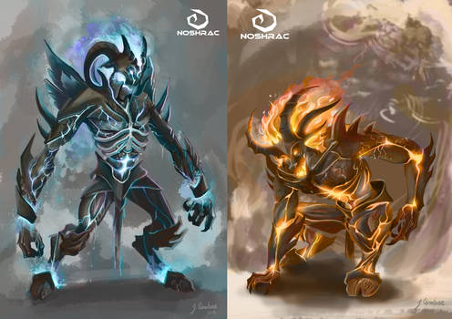 Fire And Ice Demons