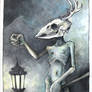 tarot card i: the hermit.